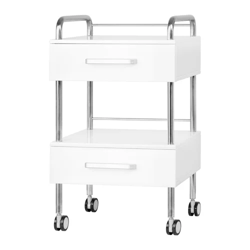 Activeshop 6051 WHITE kosmetologinis vežimėlis image 1