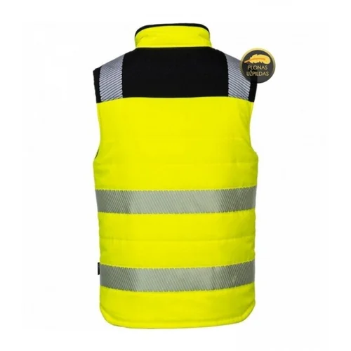 BoSafety VS-CAN-C1-0402 dvipusė liemenė – S, Hi-Vis Yellow/Black image 2