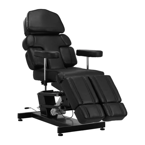 PRO INK 3710 elektrinis tatuiruočių krėslas, juodas image 1