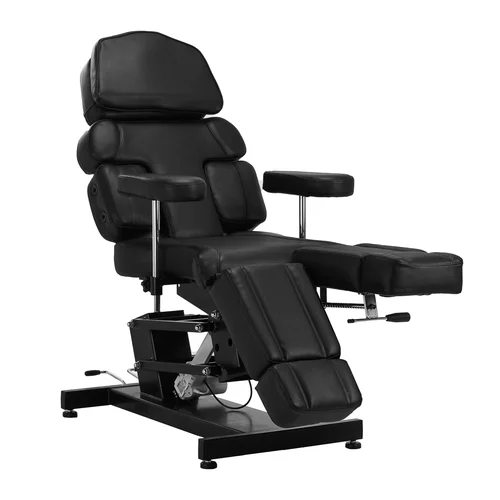 PRO INK 3710 elektrinis tatuiruočių krėslas, juodas image 2