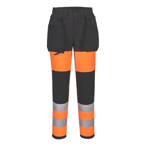 Tamprios moteriškos PORTWEST CD847 kelnės - 36, Orange/Black image 1
