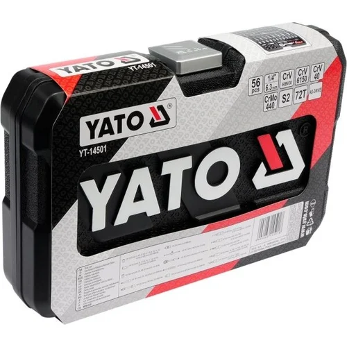 YATO YT-14471, 56 vnt Įrankių rinkinys image 2