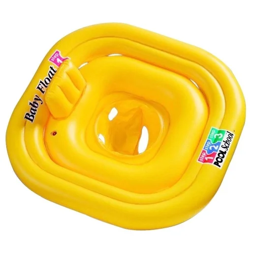 Intex Baby Pripučiamas plaustas geltonas 79 cm x 79 cm image 3