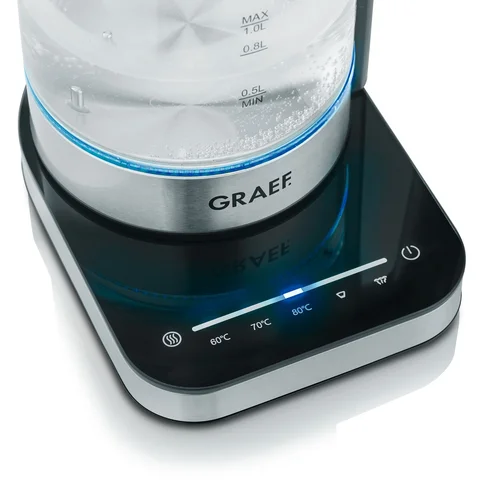 GRAEF WK350 elektroninis virdulys, stiklinis su arbatos filtru image 3