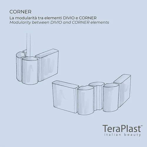 Teraplast Corner 80 vazonas 39x39x77,5 cm, antracito image 3