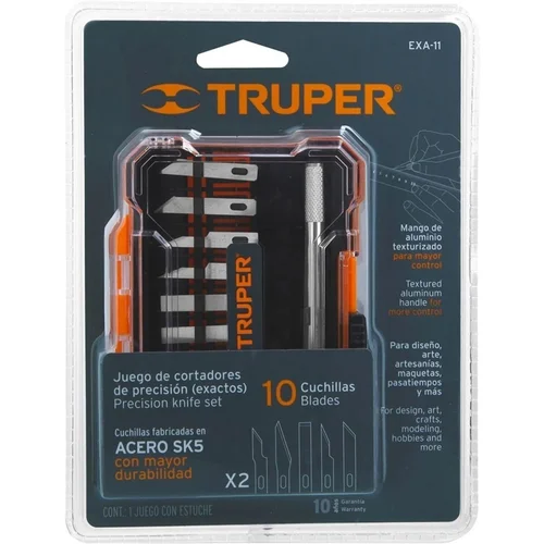 Truper EXA-11 peilių ir geležčių rinkinys image 2