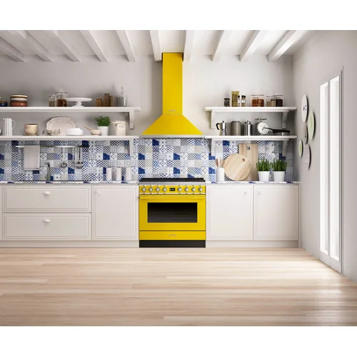 SMEG KPF9YW Retro gartraukis sieninis 90 cm Geltona image 3