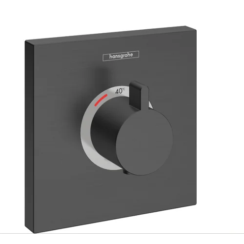 Hansgrohe ShowerSelect potinkinis termostatinis maišytuvas 15760340, šlifuoto juodo chromo image 1
