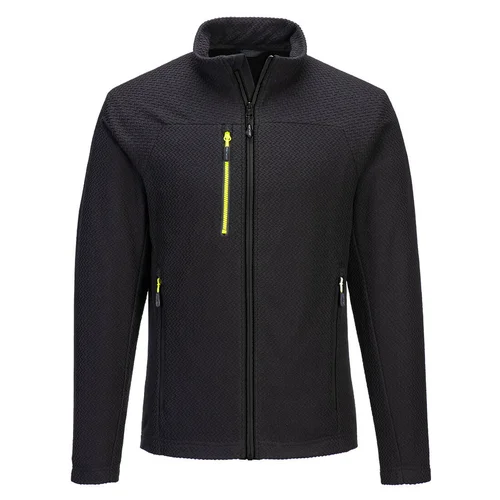 PORTWEST EV480 Tekstūruoto fliso užsegamas džemperis XXXL Juoda image 3