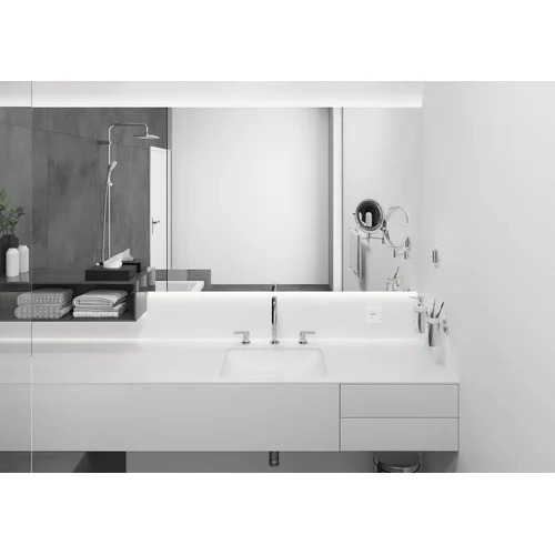 Hansgrohe Vernis Shape 71563000 – 3 skylių praustuvo maišytuvas Chromas image 3