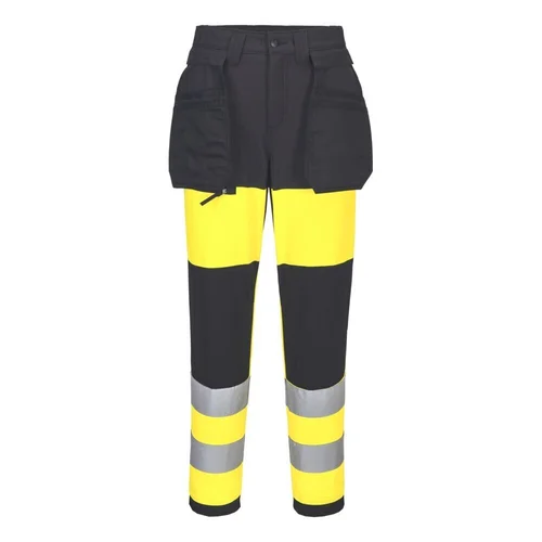 PORTWEST CD847 moteriškos tamprios kelnės 26, Yellow/Black image 3