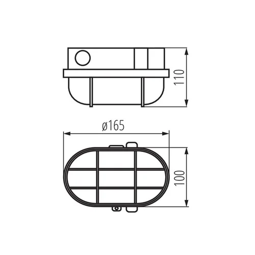 Šviestuvas Kanlux MILO 8092, 60W, E27, IP54, Juodas image 2