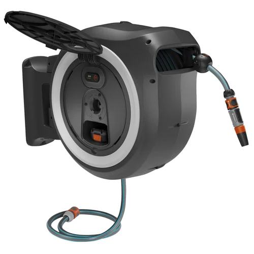 Gardena PowerRoll XXL akumuliatorinė sieninė žarnos ritė, balta image 2