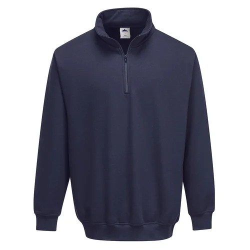 Portwest B309 džemperis aukštu kaklu ir su užtrauktuku XXXL Navy image 2