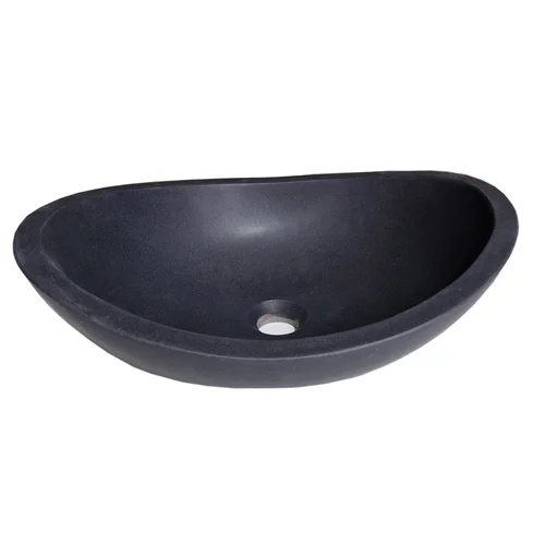 Akmens plautuvė Black sink 455x355x110-150 image 1