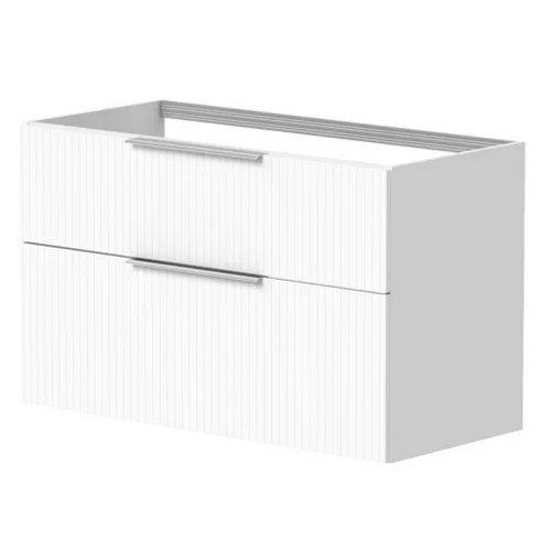 Spintelė po praustuvu Kame BIG BU/10-3DR/WSF10-BIG 100 cm Matinė balta image 1