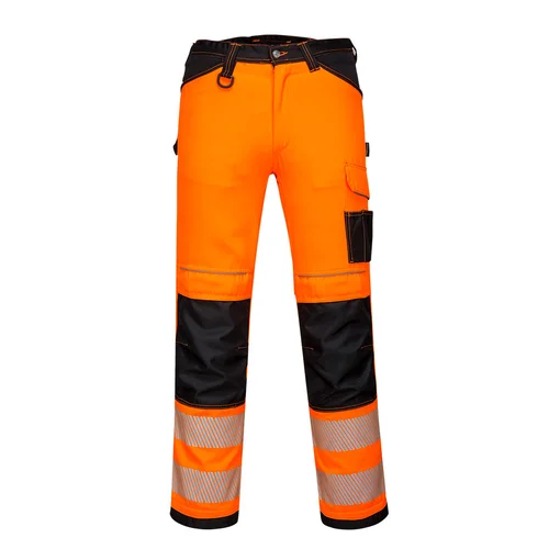 PORTWEST PW340 Darbo kelnės 38 Orange/Black image 2