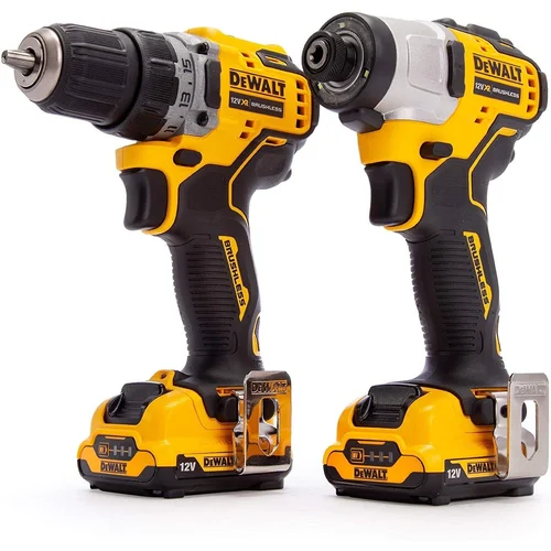 Įrankių rinkinys DeWalt DCK2110L2T-QW (DCD701 + DCF801), 12 V, 2x3.0 Ah image 2