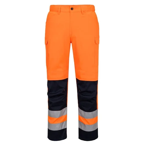 Gero matomumo PORTWEST T143 darbo kelnės - 44, Yellow/Navy image 1