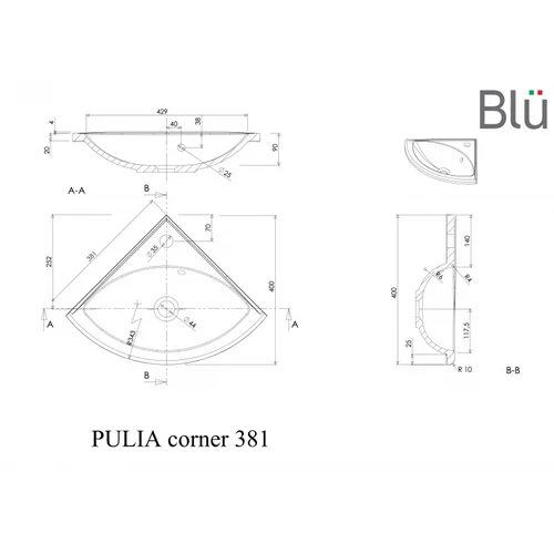 BLU PULIA CORNER 381, Akmens masė image 2