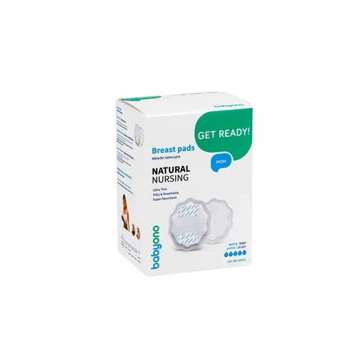 Natural Nursing Vienkartiniai įklotai į liemenėlę, 24 vnt, Baltos image 2