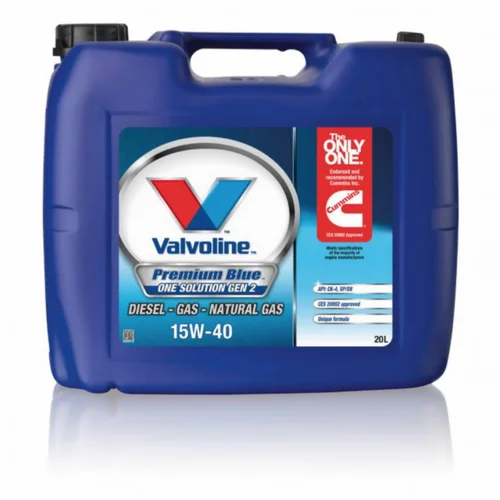 Valvoline PREMIUM BLUE ONE SOL GEN2 15W40 20L image 2