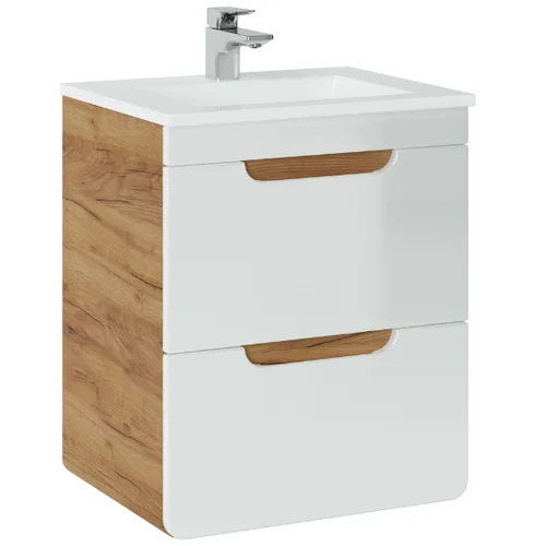 Vonios spintelė Comad ARUBA WHITE 824 -50CM FSC image 2