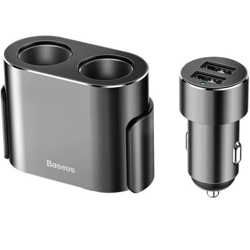 Baseus Įkroviklis Cigarette Lighter Socket, 2 x USB image 2