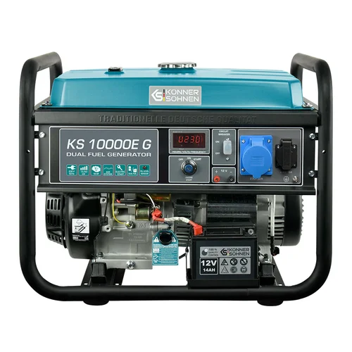 Könner&Söhnen Benzininis - dujinis generatorius KS 10000E G, 8,0 kW image 2