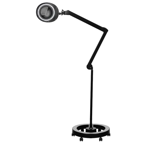 ELEGANTE 6025 kosmetologinė LED lempa-lupa 5D, juoda image 2
