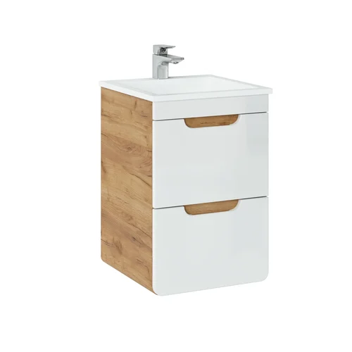 COMAD ARUBA WHITE 823 -40CM FSC vonios spintelė image 2