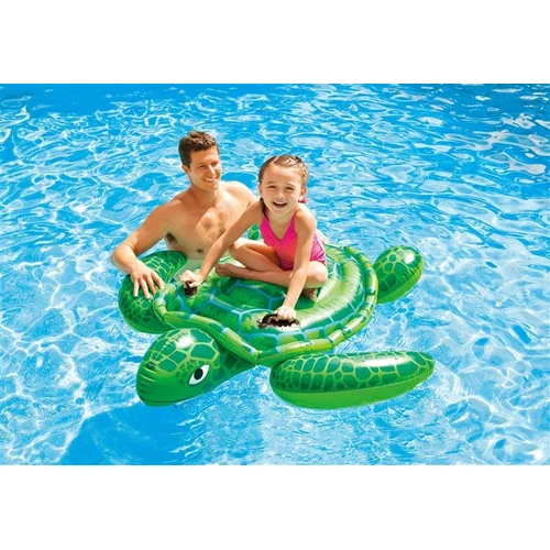 Intex Turtle pripučiamas plaustas 150 cm x 127 cm, Žalias image 2