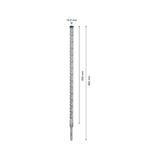Bosch SDS-plus grąžtas betonui 16x400x465 mm, 1 vnt. 2608900133 image 3