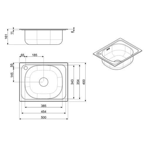 SMEG LYP401 Metalinė virtuvės plautuvė image 2