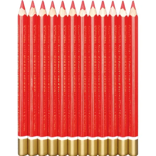 belcolART Farb Gigant Trigon 12 pieštukai šviesiai raudoni image 1