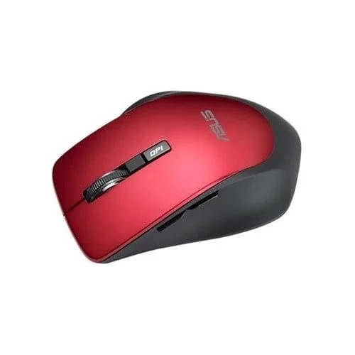 ASUS WT425 belaidė pelė, juoda, raudona image 3