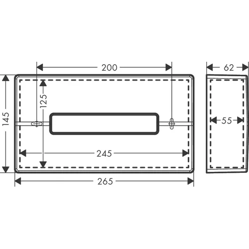 Hansgrohe AddStoris 41774140 servetėlių laikiklis, šlifuotos bronzos image 2