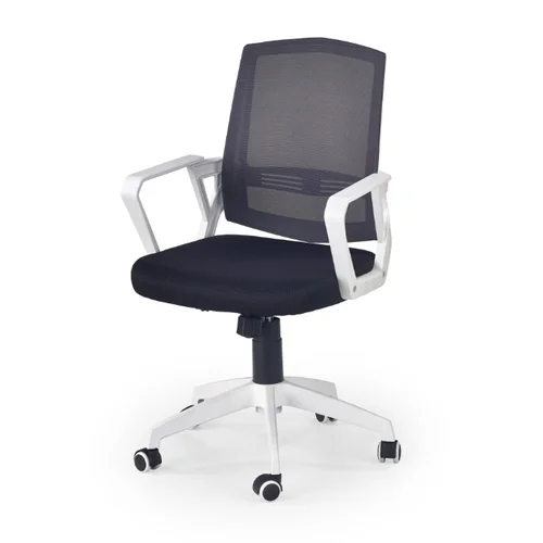 HALMAR ASCOT kėdė, juoda su baltais porankiais 000040155606 image 1