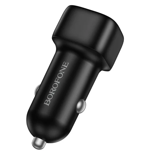 Borofone BZ34B 38W USB-C/USB-A automobilinis įkroviklis juodas image 2