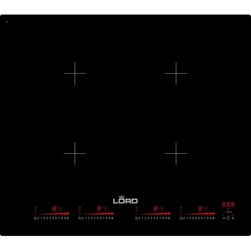LORD H1 2.GN įmontuojama indukcinė kaitlentė 59 cm Juoda image 1
