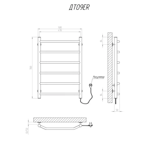 Kosser Trapecija 700х500/6 ЕR reg. (laidas dešinėje) image 3