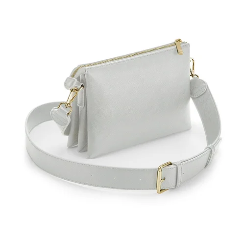 Moteriška BG759 rankinė per petį – One Size, Soft Grey image 2