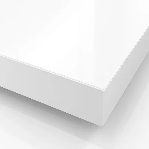 Stalviršis White High Gloss 2070 201x46 image 2