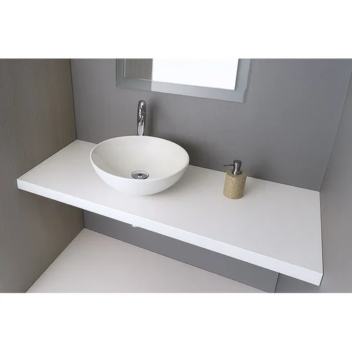 Stalviršis White High Gloss 2070 201x46 image 3