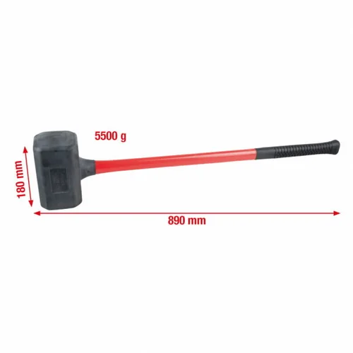 KS Tools Plaktukas beatotrankis su minkšta galva 5500g image 1