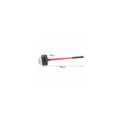 KS Tools Plaktukas beatotrankis su minkšta galva 5500g image 2