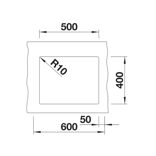 BLANCO SUBLINE 500-U plautuvė 527795 image 3