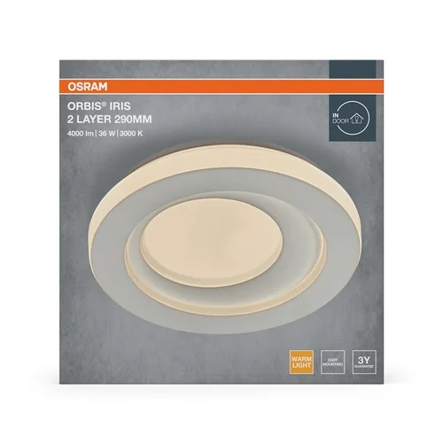 Osram šviestuvas lubų LED 36W 3000K 2600lm Ø290 image 3