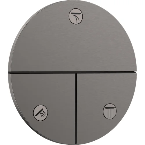 Hansgrohe ShowerSelect Comfort S potinkinis 15558340 šlifuoto juodo chromo image 1
