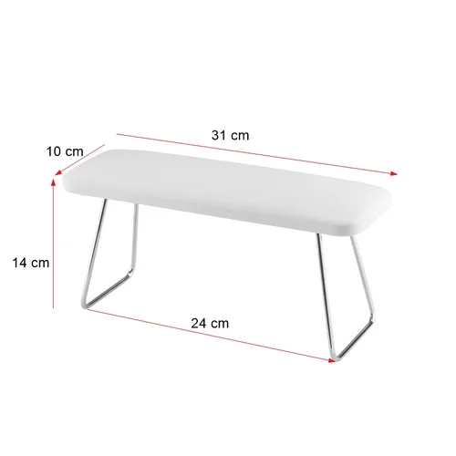 Activeshop PRACTIC WHITE baltas manikiūro porankis image 3